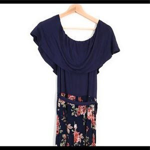 Mai Soli Maxi Dress Floral NWT